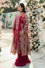 Load image into Gallery viewer, Buy IMROZIA SERENE-MEHRAM BRIDALS 2023 red Designer Dresses Is an exclusively available for online UK @lebaasonline. PAKISTANI WEDDING DRESSES ONLINE UK can be customized at Pakistani designer boutique in USA, UK, France, Dubai, Saudi, London. Get Pakistani &amp; Indian velvet BRIDAL DRESSES ONLINE USA at Lebaasonline.