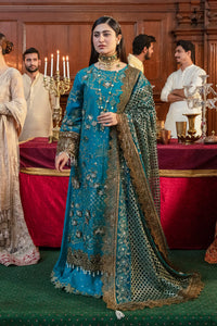 Buy IMROZIA SERENE-MEHRAM BRIDALS 2023 blue Designer Dresses Is an exclusively available for online UK @lebaasonline. PAKISTANI WEDDING DRESSES ONLINE UK can be customized at Pakistani designer boutique in USA, UK, France, Dubai, Saudi, London. Get Pakistani & Indian velvet BRIDAL DRESSES ONLINE USA at Lebaasonline.