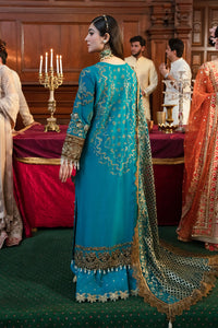 Buy IMROZIA SERENE-MEHRAM BRIDALS 2023 blue Designer Dresses Is an exclusively available for online UK @lebaasonline. PAKISTANI WEDDING DRESSES ONLINE UK can be customized at Pakistani designer boutique in USA, UK, France, Dubai, Saudi, London. Get Pakistani & Indian velvet BRIDAL DRESSES ONLINE USA at Lebaasonline.