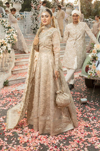 Buy IMROZIA SERENE-MEHRAM BRIDALS 2023 golden Designer Dresses Is an exclusively available for online UK @lebaasonline. PAKISTANI WEDDING DRESSES ONLINE UK can be customized at Pakistani designer boutique in USA, UK, France, Dubai, Saudi, London. Get Pakistani & Indian velvet BRIDAL DRESSES ONLINE USA at Lebaasonline.