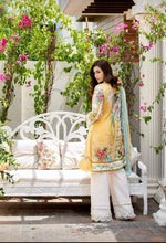 Load image into Gallery viewer, Buy Manara Luxury Lawn 2021, Yellow from Lebaasonline Pakistani Clothes Stockist in the UK best price- SALE ! Shop Noor LAWN 2021, Maria B Lawn 2021 Summer Suits, Pakistani Clothes Online UK for Wedding, Party &amp; Bridal Wear. Indian &amp; Pakistani Summer Dresses by Manara Luxury Lawn 2021 in the UK &amp; USA at LebaasOnline.