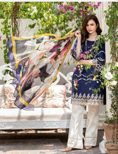 Load image into Gallery viewer, Buy Manara Luxury Lawn 2021, Dark Blue from Lebaasonline Pakistani Clothes Stockist in the UK best price- SALE ! Shop Noor LAWN 2021, Maria B Lawn 2021 Summer Suits, Pakistani Clothes Online UK for Wedding, Party &amp; Bridal Wear. Indian &amp; Pakistani Summer Dresses by Manara Luxury Lawn 2021 in the UK &amp; USA at LebaasOnline