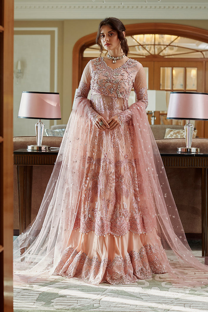 Buy MUSHQ | AMOUR - WEDDING COLLECTION '23 powder pink Designer Dresses Is an exclusively available for online UK @lebaasonline. PAKISTANI WEDDING DRESSES ONLINE UK can be customized at Pakistani designer boutique in USA, UK, France, Dubai, Saudi, London. Get Pakistani & Indian velvet BRIDAL DRESSES ONLINE USA at Lebaasonline.