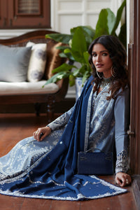 Buy Zaha Winter Collection 2022 by KHADIJAH SHAH Online at Great Price! Next Day Delivery UK. ZAHA Modern Printed embroidery dresses on lawn & luxury cotton designer printed fabric created by Khadija Shah from Pakistan on  SALE in the UK, USA, Malaysia, London. Book now ready to wear Zaha Online Dresses at Lebaas.