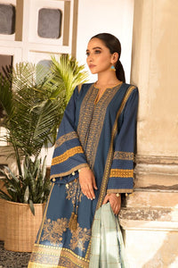 SOBIA NAZIR VITAL VOL 2 | PREMIUM LAWN 2021-10A Collection Blue Dress Buy SOBIA NAZIR VITAL PAKISTANI DESIGNER DRESSES 2021 in the UK & USA on SALE Price at www.lebaasonline.co.uk We stock SOBIA NAZIR PREMIUM LAWN COLLECTION MARIA B M PRINT  Stitched & customized all PAKISTANI DESIGNER DRESSES ONLINE at Great Price