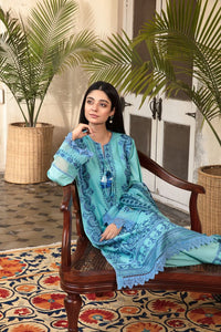 SOBIA NAZIR VITAL VOL 2 | PREMIUM LAWN 2021-4A Collection Blue Dress Buy SOBIA NAZIR VITAL PAKISTANI DESIGNER DRESSES 2021 in the UK & USA on SALE Price at www.lebaasonline.co.uk We stock SOBIA NAZIR PREMIUM LAWN COLLECTION MARIA B M PRINT LAWN Stitched & customized all PAKISTANI DESIGNER DRESSES ONLINE at Great Price