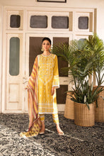 Load image into Gallery viewer, SOBIA NAZIR VITAL VOL 2 | PREMIUM LAWN 2021-5A Collection Yellow Dress Buy SOBIA NAZIR VITAL PAKISTANI DESIGNER DRESSES 2021 in the UK &amp; USA on SALE Price at www.lebaasonline.co.uk We stock SOBIA NAZIR PREMIUM LAWN COLLECTION MARIA B M PRINT  Stitched &amp; customized all PAKISTANI DESIGNER DRESSES ONLINE at Great Price