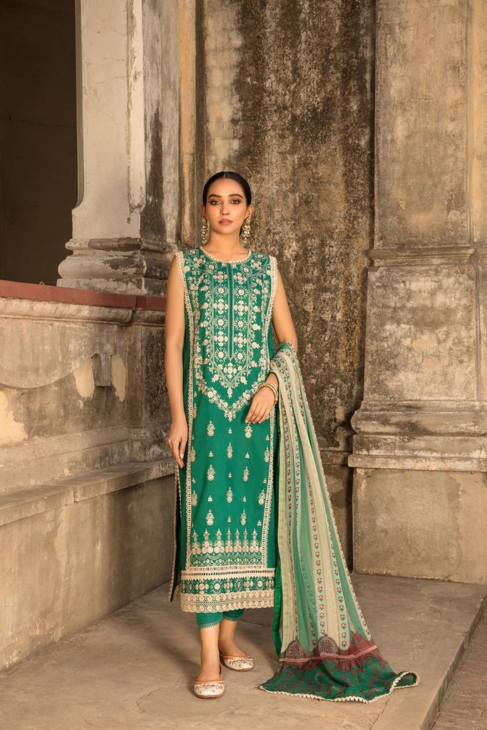 SOBIA NAZIR VITAL VOL 2 | PREMIUM LAWN 2021-5B Collection Green Dress Buy SOBIA NAZIR VITAL PAKISTANI DESIGNER DRESSES 2021 in the UK & USA on SALE Price at www.lebaasonline.co.uk We stock SOBIA NAZIR PREMIUM LAWN COLLECTION MARIA B M PRINT LAWN Stitched & customized all PAKISTANI DESIGNER DRESSES ONLINE at Great Price