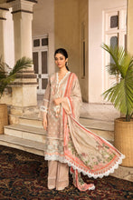 Load image into Gallery viewer, SOBIA NAZIR VITAL VOL 2 | PREMIUM LAWN 2021-7A Collection Peach Dress Buy SOBIA NAZIR VITAL PAKISTANI DESIGNER DRESSES 2021 in the UK &amp; USA on SALE Price at www.lebaasonline.co.uk We stock SOBIA NAZIR PREMIUM LAWN COLLECTION MARIA B M PRINT LAWN Stitched &amp; customized all PAKISTANI DESIGNER DRESSES ONLINE at Great Price
