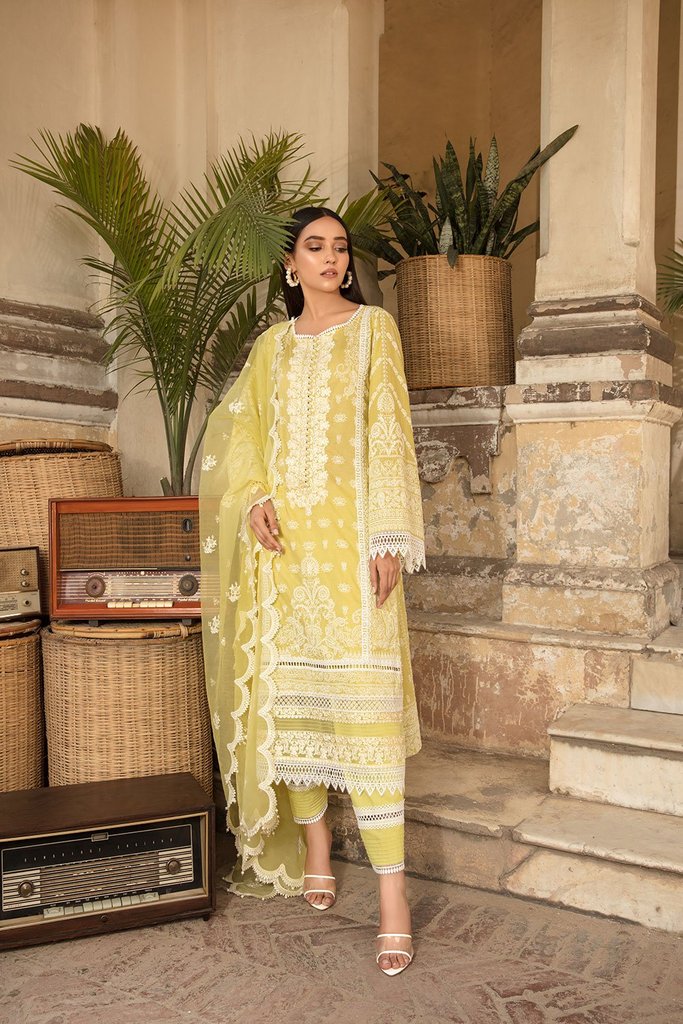 SOBIA NAZIR VITAL VOL 2 | PREMIUM LAWN 2021-9A Collection Yellow Dress Buy SOBIA NAZIR VITAL PAKISTANI DESIGNER DRESSES 2021 in the UK & USA on SALE Price at www.lebaasonline.co.uk We stock SOBIA NAZIR PREMIUM LAWN COLLECTION MARIA B M PRINT  Stitched & customized all PAKISTANI DESIGNER DRESSES ONLINE at Great Price