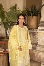 Load image into Gallery viewer, SOBIA NAZIR VITAL VOL 2 | PREMIUM LAWN 2021-9A Collection Yellow Dress Buy SOBIA NAZIR VITAL PAKISTANI DESIGNER DRESSES 2021 in the UK &amp; USA on SALE Price at www.lebaasonline.co.uk We stock SOBIA NAZIR PREMIUM LAWN COLLECTION MARIA B M PRINT  Stitched &amp; customized all PAKISTANI DESIGNER DRESSES ONLINE at Great Price