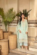 Load image into Gallery viewer, SOBIA NAZIR VITAL VOL 2 | PREMIUM LAWN 2021-9B Collection Green Dress Buy SOBIA NAZIR VITAL PAKISTANI DESIGNER DRESSES 2021 in the UK &amp; USA on SALE Price at www.lebaasonline.co.uk We stock SOBIA NAZIR PREMIUM LAWN COLLECTION MARIA B M PRINT  Stitched &amp; customized all PAKISTANI DESIGNER DRESSES ONLINE at Great Price