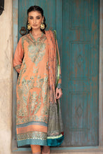 Load image into Gallery viewer, SOBIA NAZIR VITAL LAWN  2022-12B Peach Embroidered LAWN 2022 Collection: Buy SOBIA NAZIR VITAL PAKISTANI DESIGNER CLOTHES in the UK USA on SALE Price @lebaasonline. We stock SOBIA NAZIR COLLECTION, MARIA B M PRINT Sana Safinaz Stitched/customized with express shipping worldwide including France, UK, USA Belgium