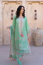 Load image into Gallery viewer, SOBIA NAZIR VITAL LAWN  2022-3B Green Embroidered LAWN 2022 Collection: Buy SOBIA NAZIR VITAL PAKISTANI DESIGNER CLOTHES in the UK USA on SALE Price @lebaasonline. We stock SOBIA NAZIR COLLECTION, MARIA B M PRINT Sana Safinaz Luxury Stitched/customized with express shipping worldwide including France, UK, USA, Belgium