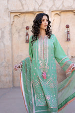 Load image into Gallery viewer, SOBIA NAZIR VITAL LAWN  2022-3B Green Embroidered LAWN 2022 Collection: Buy SOBIA NAZIR VITAL PAKISTANI DESIGNER CLOTHES in the UK USA on SALE Price @lebaasonline. We stock SOBIA NAZIR COLLECTION, MARIA B M PRINT Sana Safinaz Luxury Stitched/customized with express shipping worldwide including France, UK, USA, Belgium