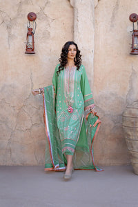 SOBIA NAZIR VITAL LAWN  2022-3B Green Embroidered LAWN 2022 Collection: Buy SOBIA NAZIR VITAL PAKISTANI DESIGNER CLOTHES in the UK USA on SALE Price @lebaasonline. We stock SOBIA NAZIR COLLECTION, MARIA B M PRINT Sana Safinaz Luxury Stitched/customized with express shipping worldwide including France, UK, USA, Belgium