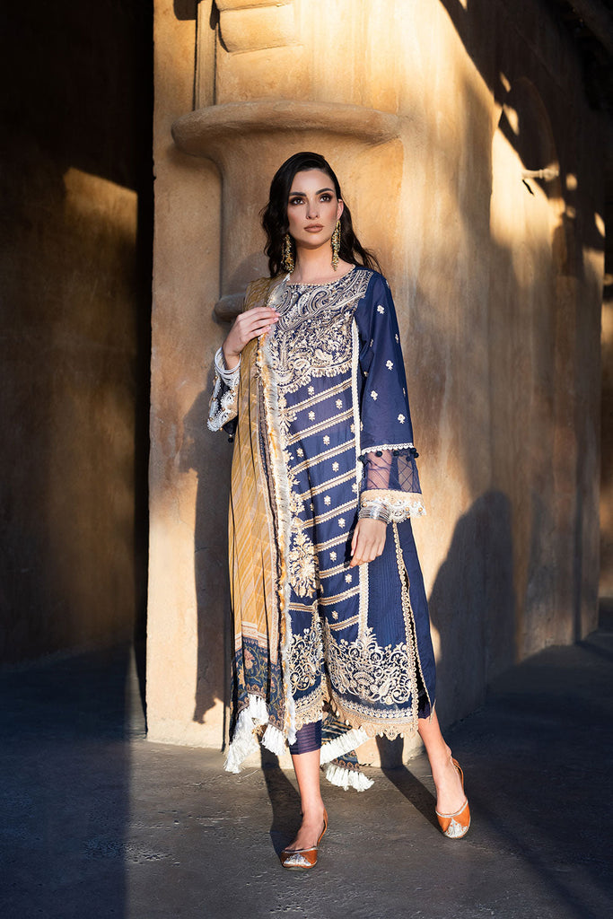 SOBIA NAZIR VITAL LAWN  2022-9B Blue Embroidered LAWN 2022 Collection: Buy SOBIA NAZIR VITAL PAKISTANI DESIGNER DRESSES in the UK & USA on SALE Price at www.lebaasonline.co.uk. We stock SOBIA NAZIR PREMIUM LAWN COLLECTION, MARIA B M PRINT Sana Safinaz Luxury Stitched & all PAKISTANI DESIGNER DRESSES  at Great Prices