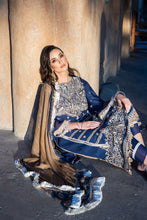 Load image into Gallery viewer, SOBIA NAZIR VITAL LAWN  2022-9B Blue Embroidered LAWN 2022 Collection: Buy SOBIA NAZIR VITAL PAKISTANI DESIGNER DRESSES in the UK &amp; USA on SALE Price at www.lebaasonline.co.uk. We stock SOBIA NAZIR PREMIUM LAWN COLLECTION, MARIA B M PRINT Sana Safinaz Luxury Stitched &amp; all PAKISTANI DESIGNER DRESSES  at Great Prices