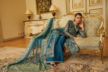 Load image into Gallery viewer, GISELE | SHAGUN WEDDING COLLECTION &#39;22  | ARZUU blue color dresses exclusively available @lebaasonline. Gisele Pakistani Designer Dresses in UK Online, Maria B is available with us. Buy Gisele Clothing Pakistan for Pakistani Bridal Outfit look. The dresses can be customized in UK, USA, France at Lebaasonline