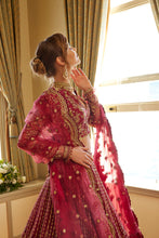 Load image into Gallery viewer, GISELE | SHAGUN WEDDING COLLECTION &#39;22  | TABEER red dresses exclusively available @lebaasonline. Gisele Pakistani Designer Dresses in UK Online, Maria B is available with us. Buy Gisele Clothing Pakistan for Pakistani Bridal Outfit look. The dresses can be customized in UK, USA, France at Lebaasonline
