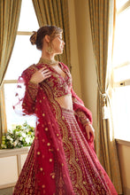 Load image into Gallery viewer, GISELE | SHAGUN WEDDING COLLECTION &#39;22  | TABEER red dresses exclusively available @lebaasonline. Gisele Pakistani Designer Dresses in UK Online, Maria B is available with us. Buy Gisele Clothing Pakistan for Pakistani Bridal Outfit look. The dresses can be customized in UK, USA, France at Lebaasonline