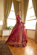 Load image into Gallery viewer, GISELE | SHAGUN WEDDING COLLECTION &#39;22  | TABEER red dresses exclusively available @lebaasonline. Gisele Pakistani Designer Dresses in UK Online, Maria B is available with us. Buy Gisele Clothing Pakistan for Pakistani Bridal Outfit look. The dresses can be customized in UK, USA, France at Lebaasonline