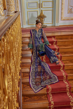 Load image into Gallery viewer, GISELE | SHAGUN WEDDING COLLECTION &#39;22  | TARZ blue color dresses exclusively available @lebaasonline. Gisele Pakistani Designer Dresses in UK Online, Maria B is available with us. Buy Gisele Clothing Pakistan for Pakistani Bridal Outfit look. The dresses can be customized in UK, USA, France at Lebaasonline