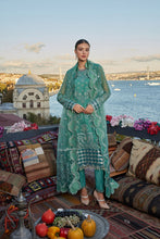 Load image into Gallery viewer, GISELE | SHAGUN WEDDING COLLECTION &#39;22  | FALAK sea green color dresses exclusively available @lebaasonline. Gisele Pakistani Designer Dresses in UK Online, Maria B is available with us. Buy Gisele Clothing Pakistan for Pakistani Bridal Outfit look. The dresses can be customized in UK, USA, France at Lebaasonline