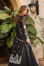 Load image into Gallery viewer, Buy ASIM JOFA | MAAHRU AND NOORIE &#39;23 black exclusive slik collection of ASIM JOFA WEDDING COLLECTION 2023 from our website. We have various PAKISTANI DRESSES ONLINE IN UK, ASIM JOFA CHIFFON COLLECTION 2021. Get your unstitched or customized PAKISATNI BOUTIQUE IN UK, USA, FRACE , QATAR, DUBAI from Lebaasonline at SALE!