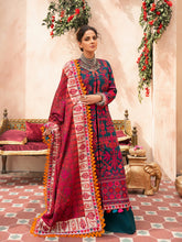 Load image into Gallery viewer, MARYAM HUSSAIN Luxury Lawn &#39;21 Collection - ZEENIA Blue dress most popular Pakistani outfits for evening wear and winter season in the UK, USA and France. These 3 pc unstitched, stitched &amp; READY MADE Indian &amp; Pakistani Suits are best for Eid outfits. Shop Salwar Kameez by Maryam Hussain on SALE price at Lebaasonline!