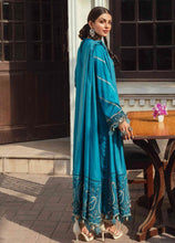 Load image into Gallery viewer, AFROZEH | SARDIYON KI KAHANI | FEROZA-07 Blue color dress is Pakistan&#39;s most diverse designer fashion brand with Velvet- Embroidered, Crinkle Chiffon-Embroidered Party Wear Suits. Buy Celebrating different styles of Pakistani Festive AFROZEH WINTER COLLECTION UK DESIGNER SUITS in UK, USA, Austria at LebaasOnline!