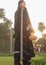 Load image into Gallery viewer, AFROZEH | SARDIYON KI KAHANI | AMAYA-09 Black color dress is Pakistan&#39;s most diverse designer fashion brand with Velvet- Embroidered, Crinkle Chiffon-Embroidered Party Wear Suits. Buy Celebrating different styles of Pakistani Festive AFROZEH WINTER COLLECTION UK DESIGNER SUITS in UK, USA, Austria at LebaasOnline!