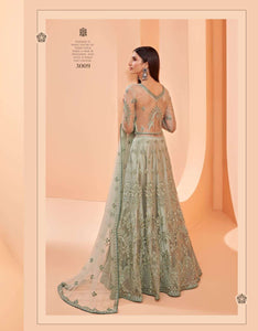Buy Alizeh Gulbahaar Anarkali | 3009 Pista Green color Heavy Embroidered INDIAN ANARKALI Dresses UK. Get yourself customized ASIAN PARTY WEAR DRESSES UK. We have elegant collection of various brands such as Swagat Vipul Mohini Fashion at our online store. Get outfit in USA UK Austria from LEBAASONLINE only.