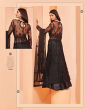 Load image into Gallery viewer, Buy Alizeh Gulbahaar Anarkali | 3006 Black color Heavy Embroidered INDIAN ANARKALI Dresses UK. Get yourself customized ASIAN PARTY WEAR DRESSES UK. We have elegant collection of various brands such as Swagat Vipul Mohini Fashion at our online store. Get outfit in USA UK Austria from LEBAASONLINE only.