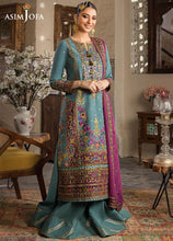Load image into Gallery viewer, Buy new Asim Jofa | Luxury Lawn 2023 exclusive collection of ASIM JOFA WEDDING LAWN COLLECTION 2023 from our website. We have various PAKISTANI DRESSES ONLINE IN UK, ASIM JOFA CHIFFON COLLECTION. Get your unstitched or customized PAKISATNI BOUTIQUE IN UK, USA, UAE, FRACE , QATAR, DUBAI from Lebaasonline at Sale price.