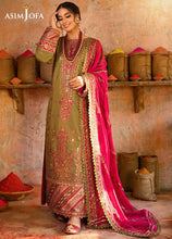 Load image into Gallery viewer, Buy new Asim Jofa | Luxury Lawn 2023 exclusive collection of ASIM JOFA WEDDING LAWN COLLECTION 2023 from our website. We have various PAKISTANI DRESSES ONLINE IN UK, ASIM JOFA CHIFFON COLLECTION. Get your unstitched or customized PAKISATNI BOUTIQUE IN UK, USA, UAE, FRACE , QATAR, DUBAI from Lebaasonline at Sale price.