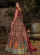Load image into Gallery viewer, Buy ASIM JOFA LIMITED EDITION | AJBN 11 Blush Pink exclusive chiffon collection of ASIM JOFA WEDDING COLLECTION 2021 from our website. We have various PAKISTANI DRESSES ONLINE IN UK, ASIM JOFA CHIFFON COLLECTION 2021. Get your unstitched or customized PAKISATNI BOUTIQUE IN UK, USA, from Lebaasonline at SALE!