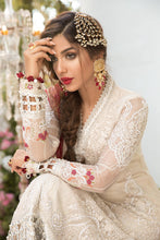 Load image into Gallery viewer, Buy Maria B Mbroidered Chiffon EID 2021 | BD-2103 Off White and Deep Red Chiffon Pakistani designer dresses from our official website We have all Pakistani designer clothes of Maria b Chiffon 2021 Imoriza, Sobia Nazir Various Pakistani outfits can be bought online from our website Lebaasonline in UK Birhamgam America