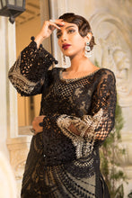 Load image into Gallery viewer, Buy Maria B Mbroidered Chiffon EID 2021 | BD-2106 Black and Coffee Chiffon Pakistani designer dresses from our official website We have all Pakistani designer clothes of Eid dresses Maria b Chiffon 2021 Sobia Nazir Various Pakistani outfits can be bought online from our website Lebaasonline in UK Birhamgam America