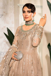 Buy Maria B Mbroidered Wedding 2022 | Nude Pink Chiffon Indian designer dresses online USA from our website We have all Pakistani designer clothes of Maria b Various Pakistani Bridal Dresses online UK Pakistani boutique dresses can be bought online from our website Lebaasonline in UK USA, America