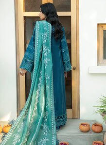 Buy BAROQUE | BAROQUE – SWISS VOILE COLLECTION 22 | BQS-05 Turqoise color available in Next day shipping @Lebaasonline. We have PAKISTANI DESIGNER SUITS ONLINE UK with shipping worldwide and in USA. The Pakistani Wedding Suits USA can be customized. Buy Baroque Suits online exclusively on SALE from Lebaasonline only.