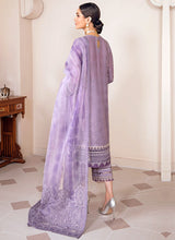 Load image into Gallery viewer, Buy BAROQUE | BAROQUE – SWISS LAWN COLLECTION 22 | BSW-02 Lavender color available in Next day shipping @Lebaasonline. We have PAKISTANI DESIGNER SUITS ONLINE UK with shipping worldwide and in USA. The Pakistani Wedding Suits USA can be customized. Buy Baroque Suits online exclusively on SALE from Lebaasonline only.