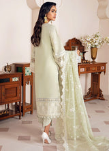 Load image into Gallery viewer, Buy BAROQUE | BAROQUE – SWISS LAWN COLLECTION 22 | BSW-03 Pista Green color available in Next day shipping @Lebaasonline. We have PAKISTANI DESIGNER SUITS ONLINE UK with shipping worldwide and in USA. The Pakistani Wedding Suits USA can be customized. Buy Baroque Suits online exclusively on SALE from Lebaasonline only.