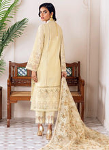 Load image into Gallery viewer, Buy BAROQUE | BAROQUE – SWISS LAWN COLLECTION 22 | BSW-10 Golden color available in Next day shipping @Lebaasonline. We have PAKISTANI DESIGNER SUITS ONLINE UK with shipping worldwide and in USA. The Pakistani Wedding Suits USA can be customized. Buy Baroque Suits online exclusively on SALE from Lebaasonline only.