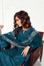 Load image into Gallery viewer, Buy Baroque Swiss Summer Collection 2021 - Calendula at exclusive price. Shop Blue lawn outfits of BAROQUE LAWN, MARIA B M PRINTS , Gulaal for Evening wear PAKISTANI DESIGNER DRESSES ONLINE UK available at our website on SALE prices! Get the latest designer dresses unstitched and ready to wear in Austria, Spain &amp; UK