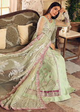 Load image into Gallery viewer, ELAF PREMIUM | CELEBRATIONS 2021| Margarita Light Green Dress. Various Bridal dresses online USA can be easily bought @lebaasonline and can be customized for evening/party wear The Pakistani designer boutique have various other brands such as Maria b. Buy Bridal dresses online UK in Austria, France, UK, USA at SALE