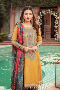 Buy MARIA B SATEEN Mustard Green Pakistani designer dresses online USA with customization. We have various brands such as Maria B Mbroidered, Sana Safinaz. Indian Bridal dresses online UK are trending in evening/party wear. Maria b original clothes can be stitched in UK, USA, France, Austria ate Lebaasonline in SALE