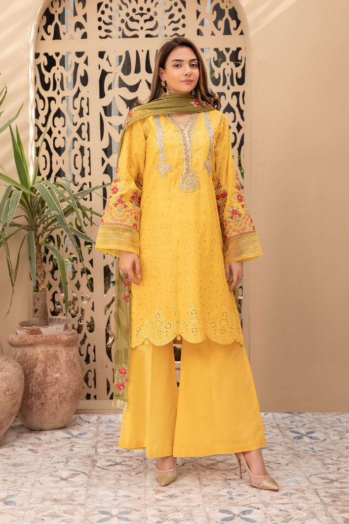 Buy Maria B Suit Mustard DW-EF21-05 Ready to Wear and Stitched. READY MADE MARIA B EID COLLECTION 2021 Rejoice this Eid ambiance with balance of dynamic hues with NEW Pakistani designer clothes 2021 from the top fashion designer such as MARIA. B. online in UK & USA Express shipping to London Manchester & worldwide 