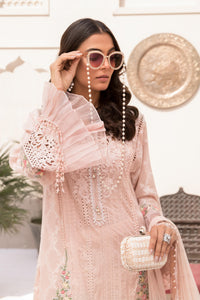 Buy MARIA.B. Lawn Eid Collection 2021 D6 Nude Pink Lawn Eid 2021 dress unstitched and Stitched. MARIA B EID COLLECTION 2021 Rejoice this Eid ambiance with balance of dynamic hue with NEW Pakistani designer clothes 2021 from world top designer like  MARIA. B online in UK & USA Express shipping to London Manchester