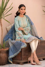 Load image into Gallery viewer, Buy MARIA.B. Lawn Eid Collection 2021 D7 Green Lawn Eid 2021 dress unstitched and Stitched. MARIA B EID COLLECTION 2021 Rejoice this Eid ambiance with balance of dynamic hues with NEW Pakistani designer clothes 2021 from the top fashion designer such as MARIA. B online in UK &amp; USA Express shipping to London Manchester